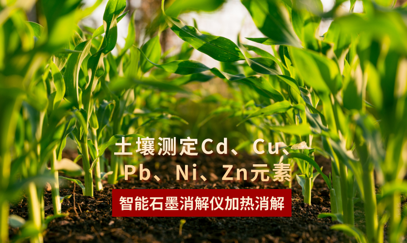 智能石墨消解儀加熱消解土壤測定Cd、Cu、Pb、Ni、Zn元素